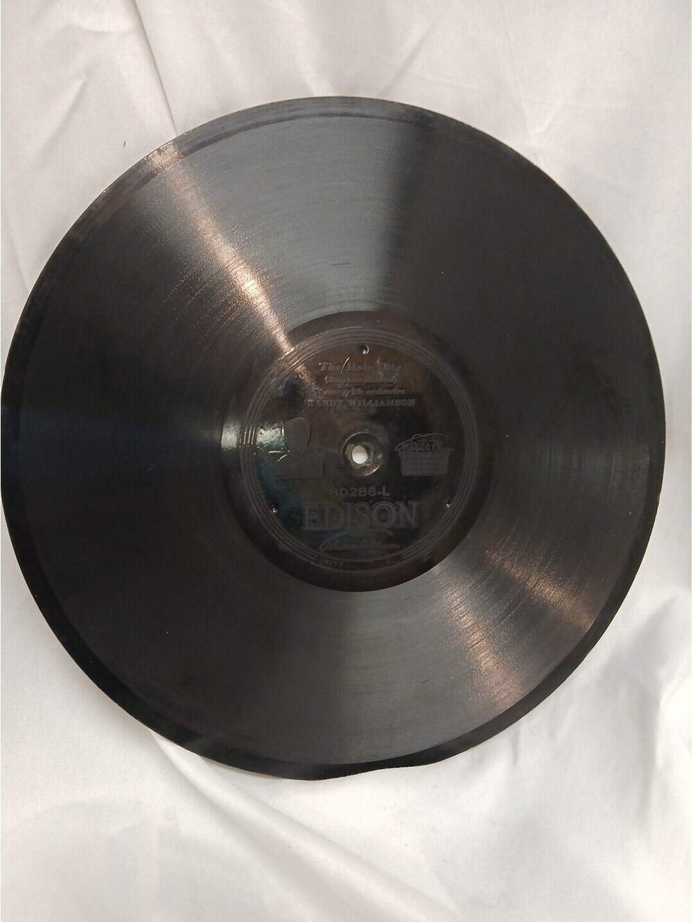 1913 Edison Diamond Disc Phonograph 80286 ROCK OF AGES/ THE HOLY CITY